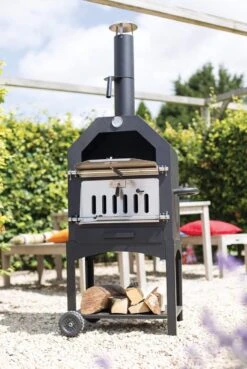 Merkloos MaxxGarden Pizza Oven - Smoker Barbecue Houtskool 45 X 65 X 158cm -Barbecue Verkoop 804x1200 1