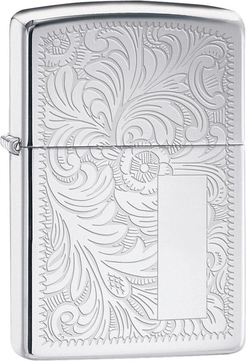 Zippo Aansteker Venetian Chroom 1 Zippo Aansteker Venetian Chroom