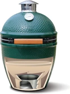 Kick Ash Basket - Big Green Egg Large - Kick Ash Can - As Opvang Pan -Barbecue Verkoop 893x1200