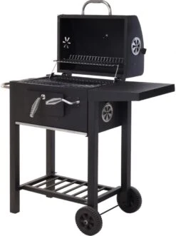 Vaggan Luxe Houtskool Barbecue - Grilloppervlak (LxB) 44 X 32 Cm - Staal - Matzwart -Barbecue Verkoop 896x1200