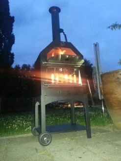 Merkloos MaxxGarden Pizza Oven - Smoker Barbecue Houtskool 45 X 65 X 158cm -Barbecue Verkoop 900x1200 18