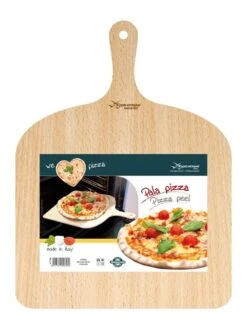 ETNA Pizza Set - Grote Pizzasteen & GRATIS Pizzaschep - 30 Cm X 38 Cm - Echt Italiaanse Pizzasteen - Broodbaksteen - BBQ Pizzasteen - Gemaakt Van Lavasteen Uit De Etna - Non-stick - Eppicotispai -Barbecue Verkoop 901x1200