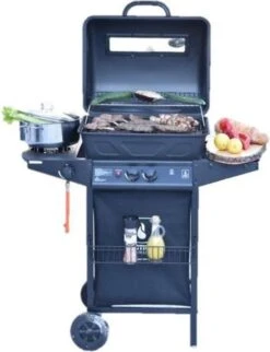 Halifax Gasbarbecue 5,5 KW - Buitenkeuken Met Lavasteen Grillplaat En Gaspit - 100x98 Cm -Barbecue Verkoop 921x1200 3