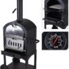 Merkloos MaxxGarden Pizza Oven - Smoker Barbecue Houtskool 45 X 65 X 158cm
