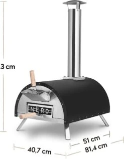Burnhard Pizzaoven Voor Buiten - Nero -Barbecue Verkoop 934x1200