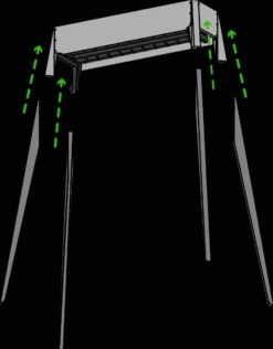 Spiedini Saté-bbq Bali 80 - Saté Houtskoolbarbecue Met Horizontaal Rooster - 80 Cm Lang, 11 Cm Breed - Materiaal: Gealuminiseerd Ijzer -Barbecue Verkoop 938x1200 2