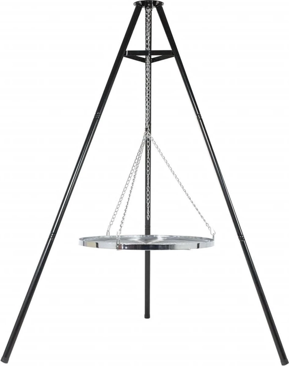 BBGRILL Driepoot Barbecue Zwart 172 Cm BBQ TRIPOD 2 BBGRILL Driepoot Barbecue Zwart 172 Cm BBQ TRIPOD - Afbeelding 2