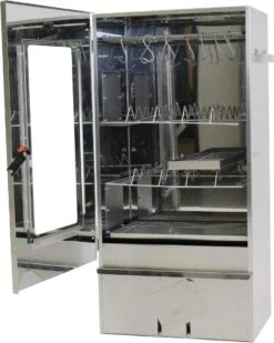 2-L Home & Garden XL Rookoven - RVS - 80x40x28 Cm - 3 Etages -Barbecue Verkoop 958x1200